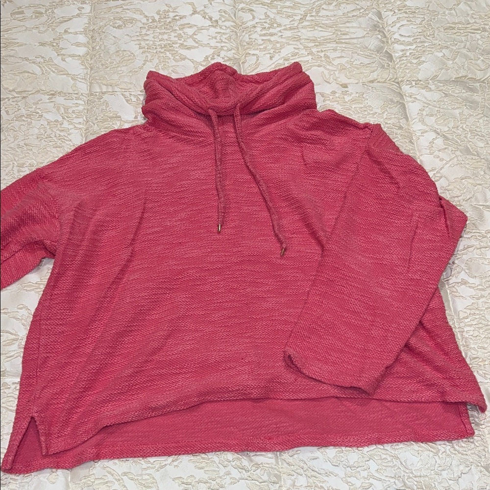 Jones New York Pink Cowl Neck Sweater